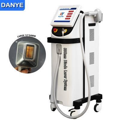 Hot Sale Big Spot Size 12*24mm Laser Diode 500W Women Underarm Hair Removal