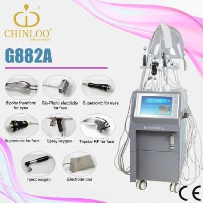 Multipolar RF Hyperbaric Oxygen Beauty Machine for Wrinkle Removal (G882A)