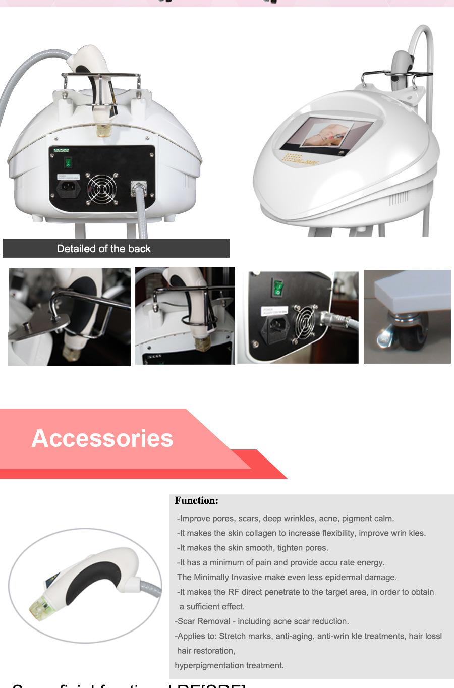 Chinloo 2015 Popular Superficial RF Radio Frequency Beauty Machine for Wrinkle Removal (MR20-1SP)