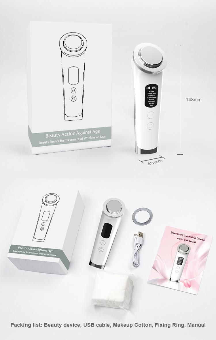 EMS Ultrasound Equipment Face Lifting Wrinkle Removal Massage Skin for Women Ultrasound Machine