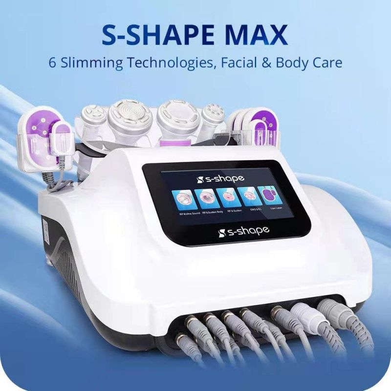 Multifunctional Weight Loss Machine with Ultrasonic Cavitation RF Lipolaser Handles