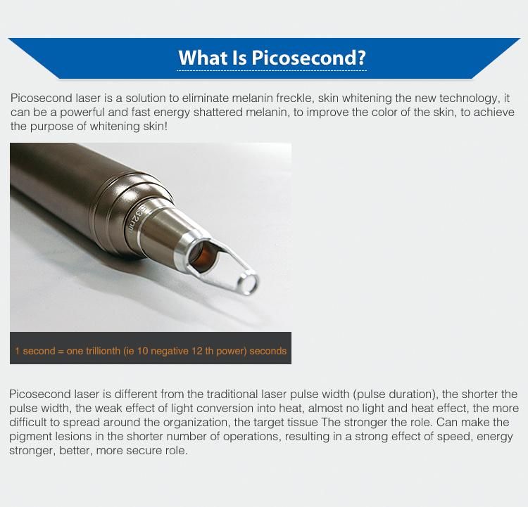 Latest Honeycomb Laser Picosecond Tattoo Removal Pico Laser 755nm