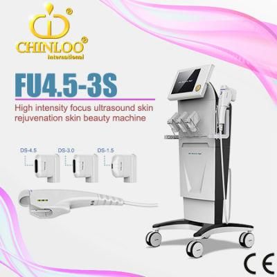 CE Approval Face Lifting for Skin Rejuvenation and Skin Tightening High Intensity Focused Untrasonic OEM Hifu Beauty Machine (FU4.5-3S)