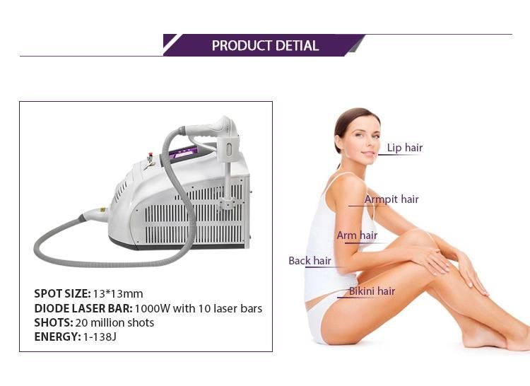 Globalipl 808nm Portable Diode Laser Hair Removal