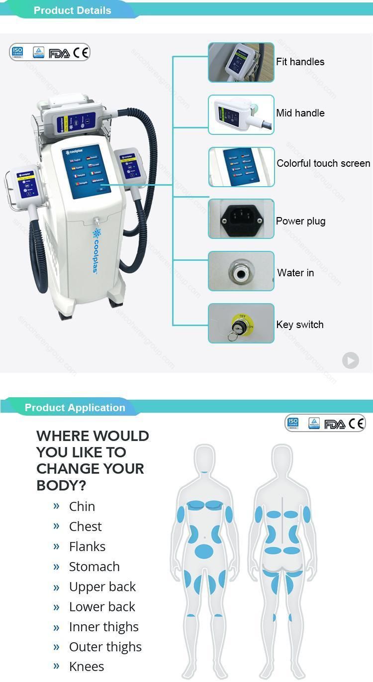 Cryo Machine Coolplas PRO for Sale Cryo Body Shaping and Weight Loss Machine with CE Certificate Cryo Freezing Machine