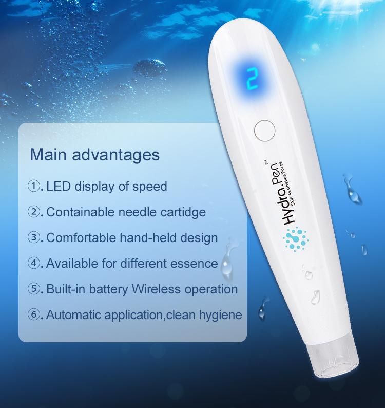 Source Hydra Series Newest Innovate Dermapen Hydra H2 with Automatic Paint Serums Derma Pen