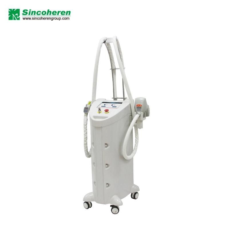 Cellulite Removal Arm Thigh Lift Fat Melting Strech Marks Removal Kuma Shape 3 Beauty Machine with Vaccuuming RF Technique Infrared Light and Rollor Massage