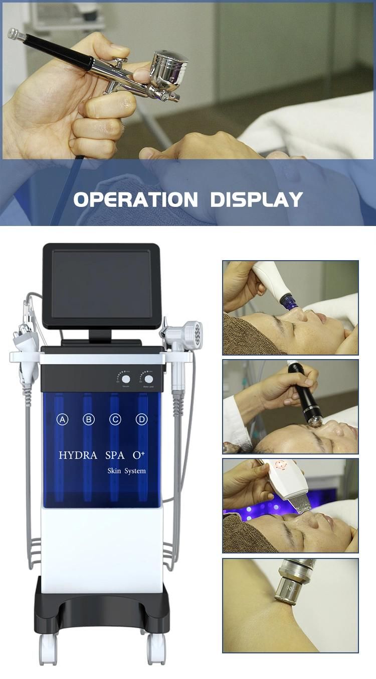 Newest Professional Facial Beauty Equipment CE Approved 11 in 1 Hydra Dermabrasion Facial Hydrafacial Machine