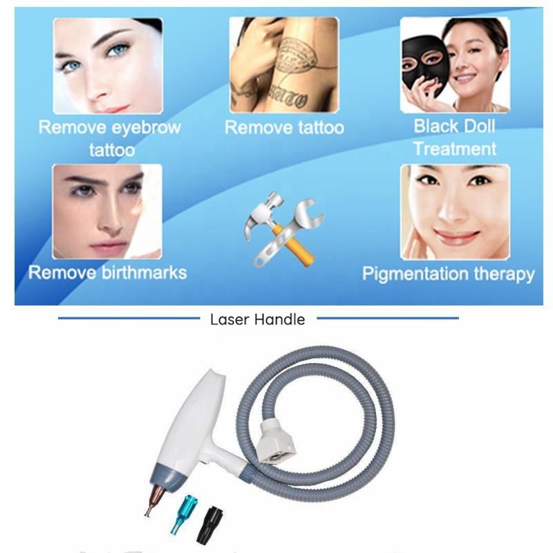 Freckles Lentigo Removal Multiple Pulse 1064nm 532nm Tattoo Removal 1320nm Carbon Peel Treatment Beauty Machine Q Switched ND YAG Laser