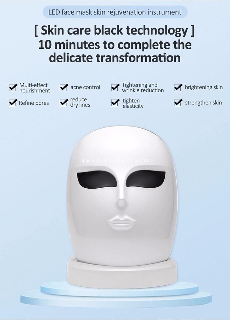New Arrival 1200PCS Light Beads LED Photon Light Therapy Machine Face Mask Skin Rejuvenation LED Facial Mask
