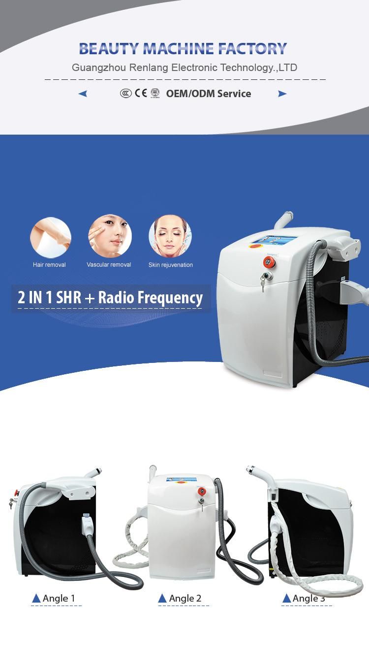 Salon Hot Sale Shr Portable Elight (IPL+RF) Skin Rejuvenation Machine