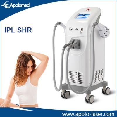 ISO13485 Vertical IPL Shr Hair Removal for Beauty Salon Use