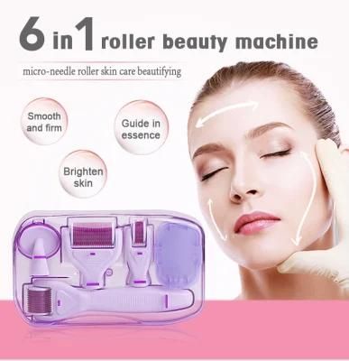 6 in 1 Derma Roller Kit Micro Needle Therapy Dermaroller