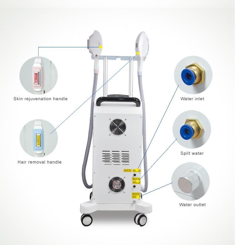 High-Grade Depilation Machine Dual IPL Shr Handle Hair Removal Equipment