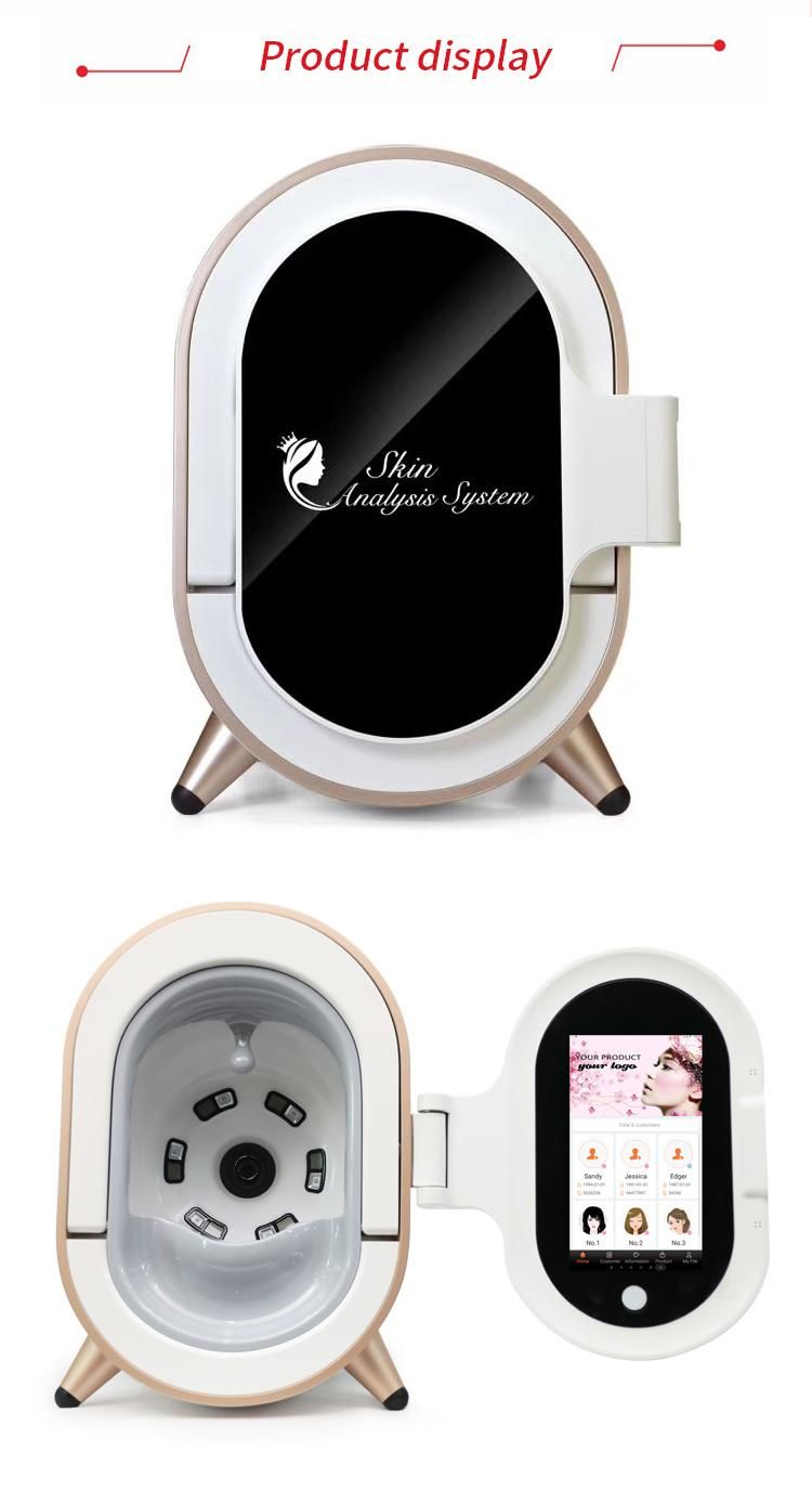 Professional Skin Scanner Analyzer Magic Mirror Facial Analysis Machine