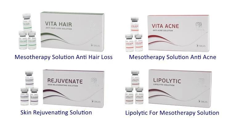 Hyaluronic Acid Mesotherapy Hair Vials Injectable Meso Cocktail for Hair Injection 5ml