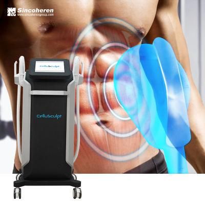 Best Sellers 2021 High Intensity Electromagnetic Wave Muscle Build Body Shaper Fat Burning Slimming Machine EMS Emslim for Salon Use Xsw