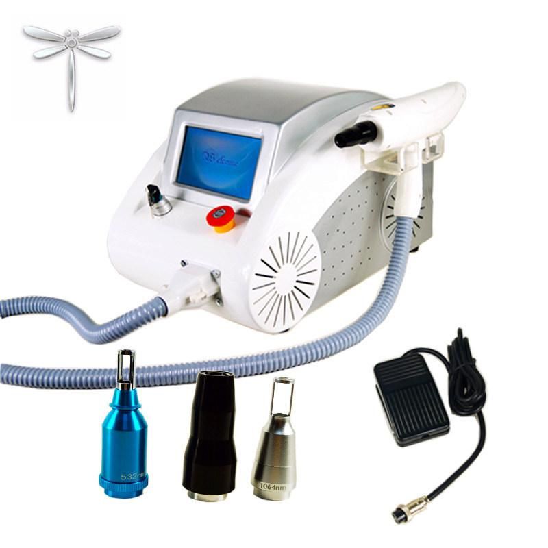 Q Switch ND YAG Laser Tattoo Removal Beauty Machine Pigments Removal 1064nm 532nm 1320nm