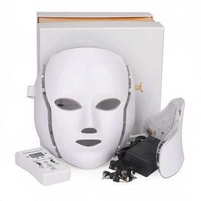 Face Beauty Equipment Wholesale 7 Color LED Photon Light Therapy Facial Mask