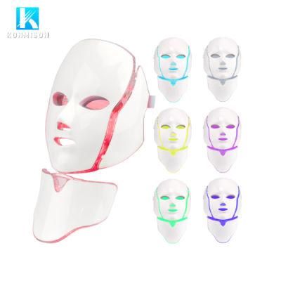 Konmison FDA Approved 7 Colors LED Light Therapy PDT Facial Mask