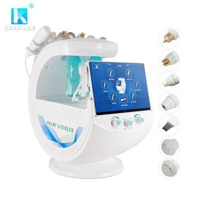 Custom Logo Screen Ice Blue Plus Comprehensive Skin Analysis Hydrafacial Machine