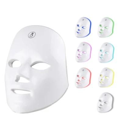 Newest 7 Color Ledmask Maschera Korea Mascara Masque Smart PDT Infrared LED Facial Therapy Red Light Face Masks Cordless Device