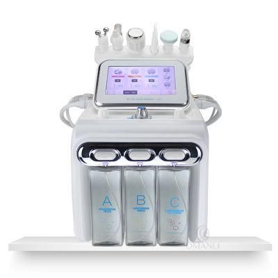 6 in 1 Hydra Cleaning Water Jet Beauty Machine Facial Care Oxygen Equipment Small Bubble Machine