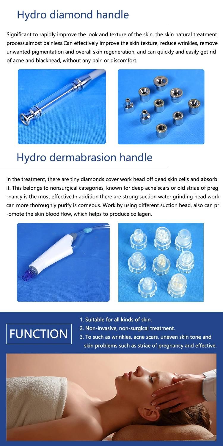 Factory Directly Hydro Microdermabrasion Machine Facial Lifting Skin Dermabrasion Scar Removal Skin Rejuvenation SPA990