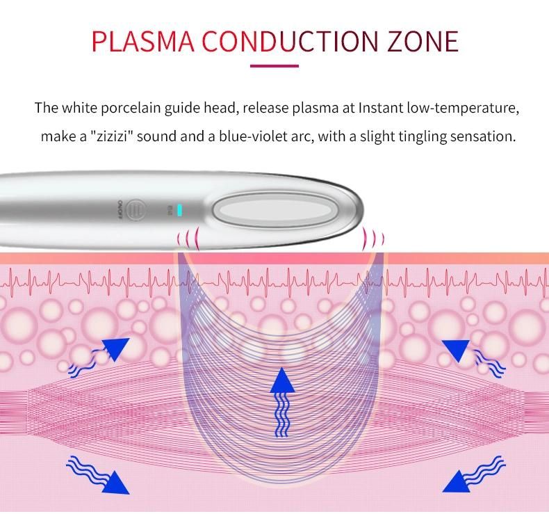 Hot Sale Plasma Beauty Instrument Face Acne and Mite Remover Rejuvenation Firmness Beauty Tool