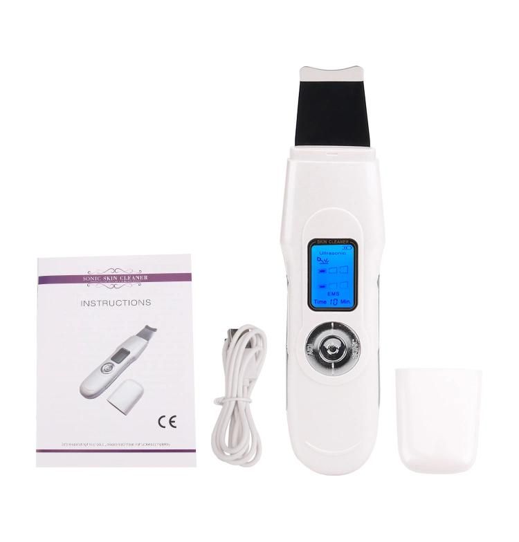 Portable Ultrasonic Skin Scrubber Face Peeling Cleaner