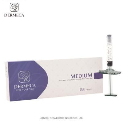 Dermeca High Quality Ha Dermal Filler for Facial Injection 2ml