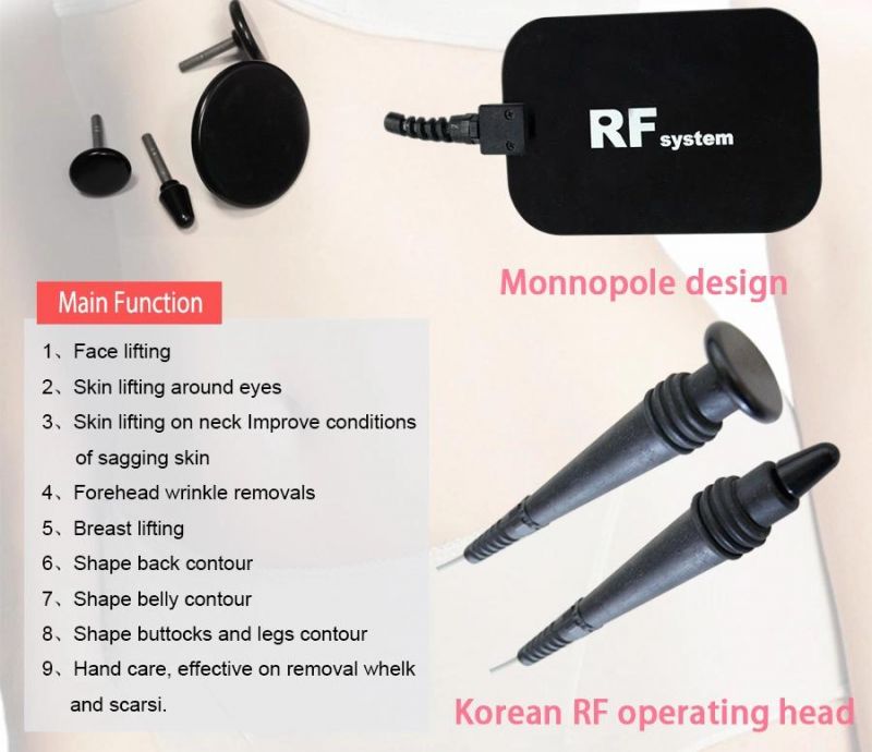 Electric Wave Skin Care Beauty Equipment Korean RF Head and Monopolar Head (RF395E)