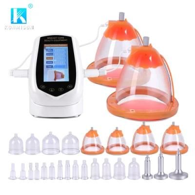 OEM Micro Current Red LED Body Slimming Breast Enlargement Pump Butt Lift Vacuum Therapy Machine Breast Enhancement