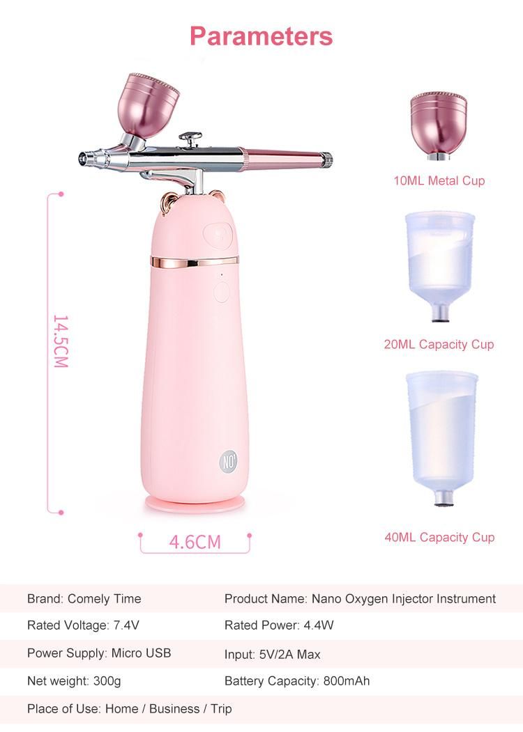 Water Spray Nano Skin Hydration Beauty Machine Water Oxygen Jet