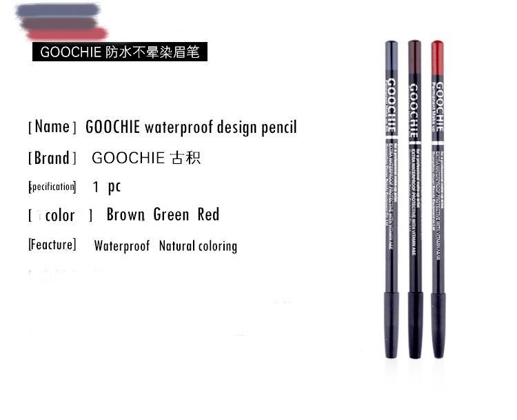 Anti-Water Eyebrow/Lip/Eyeliner Makeup Pencil for Permanent Makeup (Goochie)