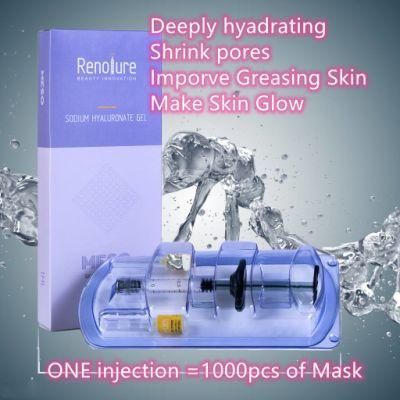 Non-Crosslinked Hyaluronic Acid Meso Injection Biorevitalization Skin Booster Hyaluration Gel
