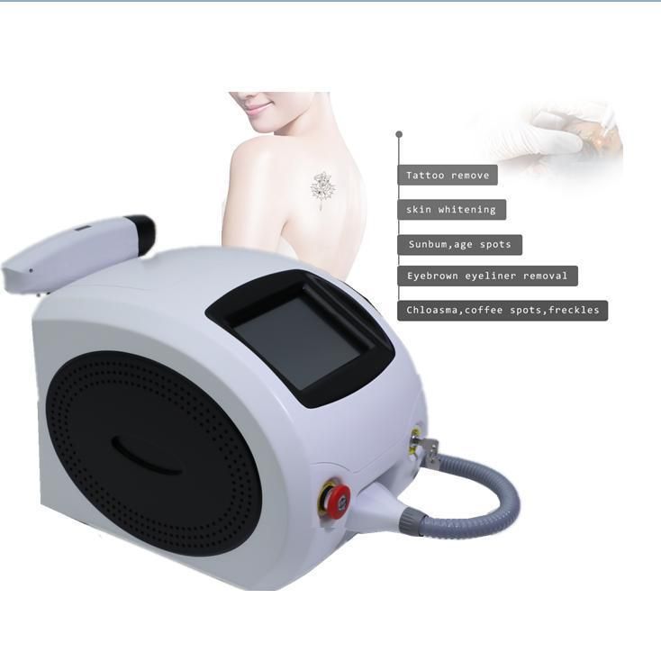 1064 532 755 Nm Laser Portable Tattoo Removal Carbon Peeling Pigmentation Removal ND YAG