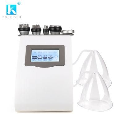 2 in 1 40K Cavitation Radiofrecuency Slimming Machine RF Vacuum Breast Massager Butt Lifting Machine