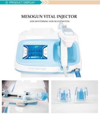 Wrinkle Removal Vital Injector Mesotherapy Gun 5 Pin 9pin Vacuum Injector Lip Filler Mesotherapy Gun Prp Hair Growth Meso Prp Injector