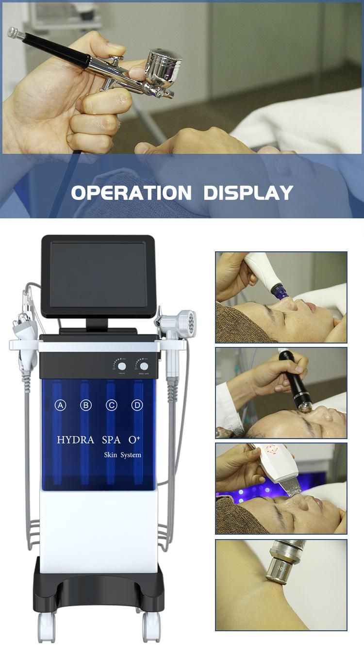 Hydra Aqua Jet Peel for Face Beauty with High Frequency Hydra Facial Equipment SPA909h