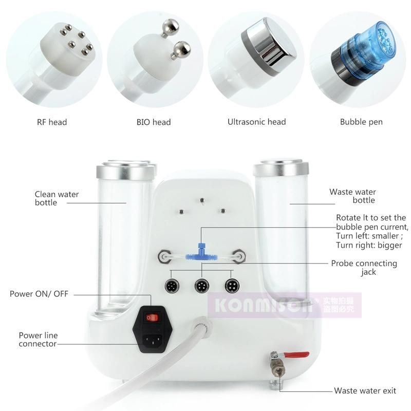 Newest Small Bubble Water Deep Cleansing Whitening Facial Machine