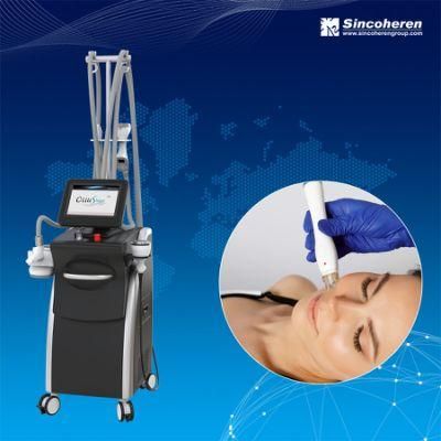 Az Vertical Cellushape Radio Frequency Vacuum Cavitation Roller Massage Machine for Body Slimming Weight Lose Fat Lose