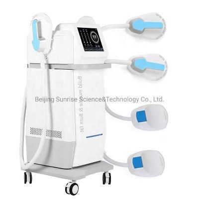 Professional 4 Handles Hiemt EMS Fat Reduction Muscle Building Sculpting HIPS Muscle Stimulation Weight Loss Weight Loss Beauty Machines