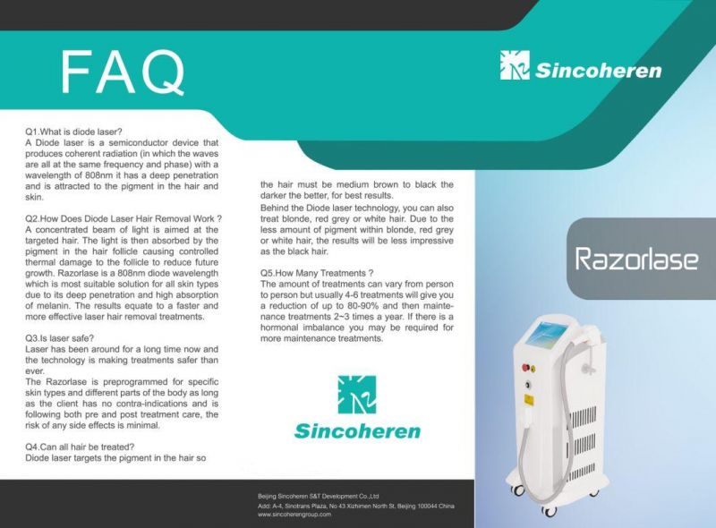 Factory Price 3 Wavelengths Razorlase Diode Laser Hair Removal Permanent Ice Shr Diode laser Machine