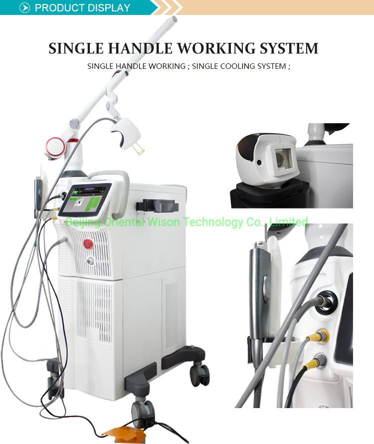 Resurfacing Erbium YAG Fractional Laser 2940nm 1064nm Hair Removal Acne Treatment Er YAG Laser Fotona Laser Medical 2940 Er YAG Laser