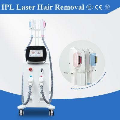 Double Handles Shr Elight Permanent Hair Removal Machine for Salon