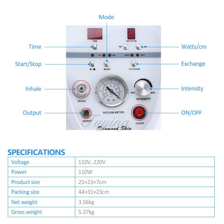 Wholesale 4 in 1 Diamond Microdermabrasion Peel Machine