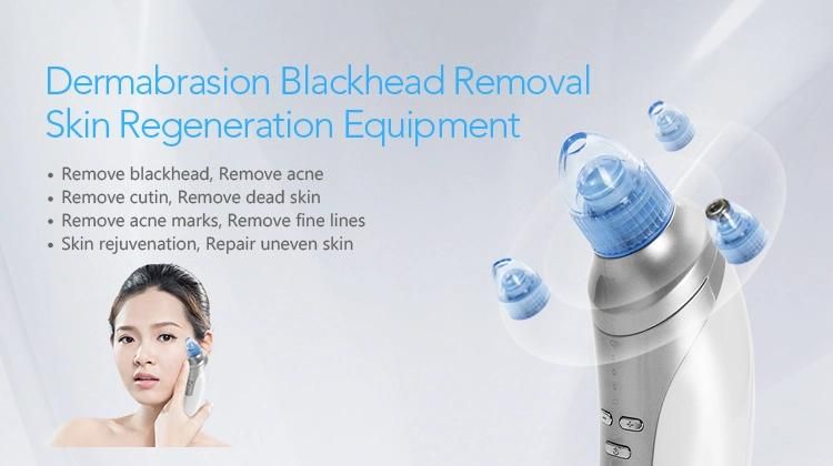 Handheld Home Used Dermabrasion Acne Blackhead Removal Machine for Skin Rejuvenation