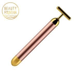 24K Beauty Bar Portable Household Golden Bar Beauty Energy Bar Facial Massager
