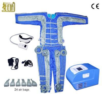 Air Pressure Massage System for Body Slimming Pressotherapy Full Body Suit Lymph Drainage